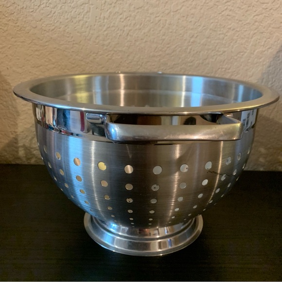 LARGE 8 quart stainless steel fabrique rn coree colander - Picture 4 of 10